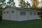 Ashford  Log Cabin 10.2m x 5.95m - 2 Bed
